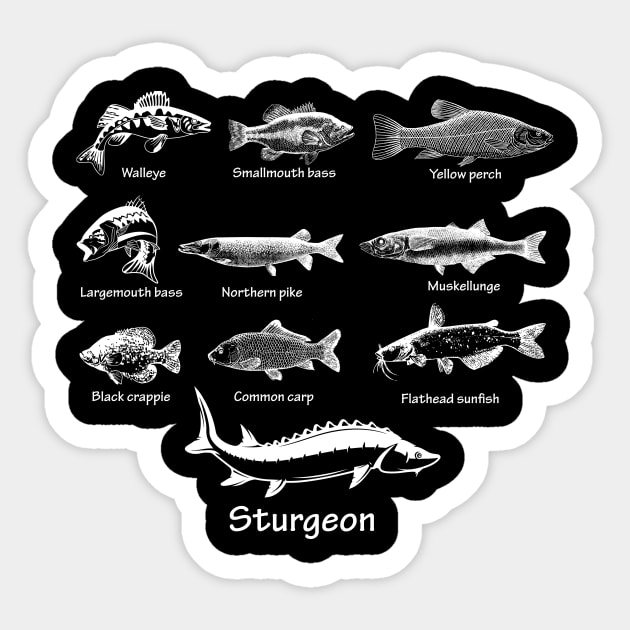 Freshwater Fishing Sticker by jrsv22